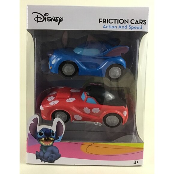 Disney Other - Disney Lilo and Stitch Friction Cars Action Speed Push Release Launch 2020 New